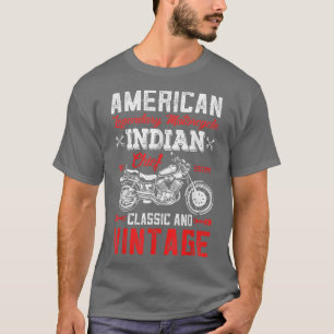 Retro Old Biker American Motorrad Vintag Motocr T-Shirt