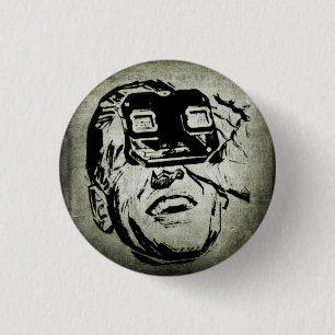 Retro Old School Foto-Viewer Kitsch Button