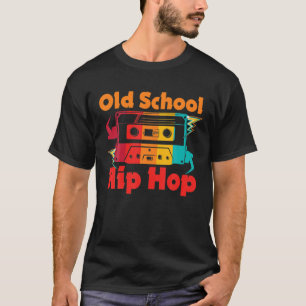 Retro Old School Graffiti Cassette Hip Hop 80er 90 T-Shirt