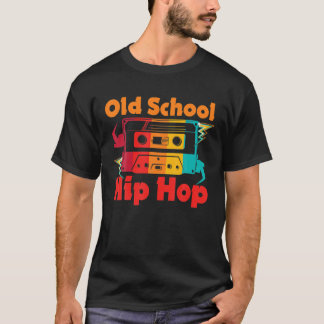 Retro Old School Graffiti Cassette Hip Hop 80er 90 T-Shirt
