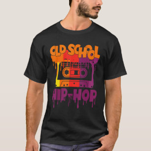 Retro Old School Hip Hop 80er 90er Cassette Mixtap T-Shirt
