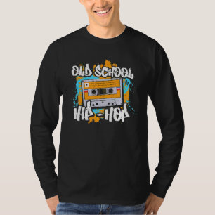 Retro Old School Hip Hop 80er 90er Graffiti Casset T-Shirt