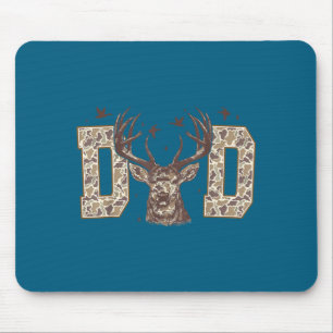 Retro Old School Tarnmuster-Vater camouflage Dad V Mousepad
