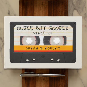 Retro Oldie but Goodie Cassette Tape Wedding Gästebuch