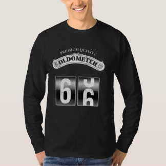 Retro Oldometer 65-66 Funny 66. Geburtstag T-Shirt