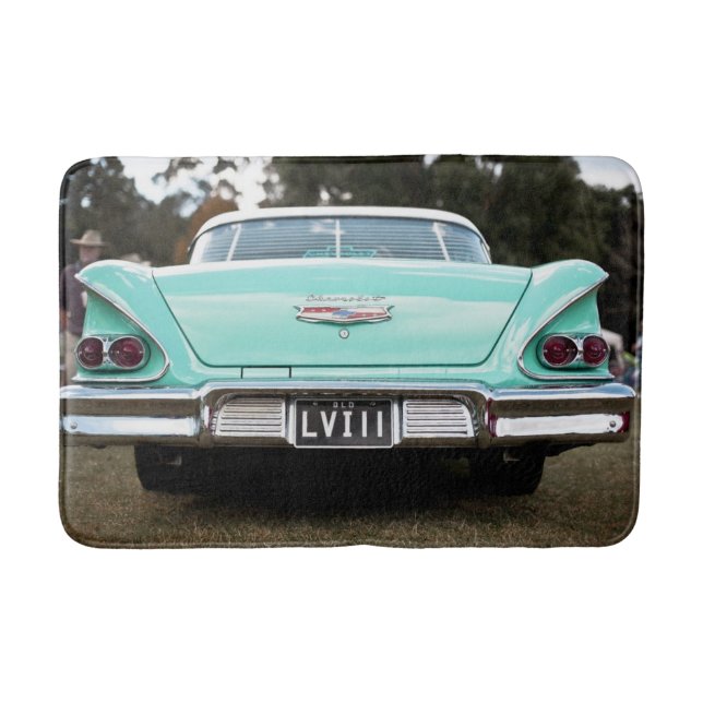 Retro-Oldtimer Badematte (Vorderseite)