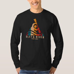 Retro Oleta River Kayaking T-Shirt