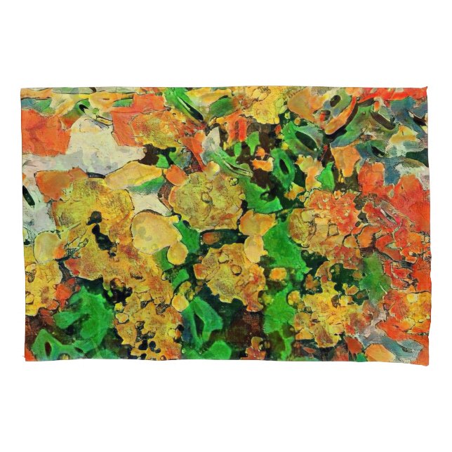 Retro-Ölgemälde: Van Gogh Monet Kissenbezug (Vorderseite)
