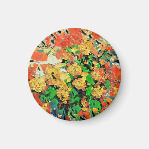 Retro-Ölgemälde: Van Gogh Monet Magnet