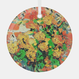 Retro-Ölgemälde: Van Gogh Monet Ornament Aus Glas