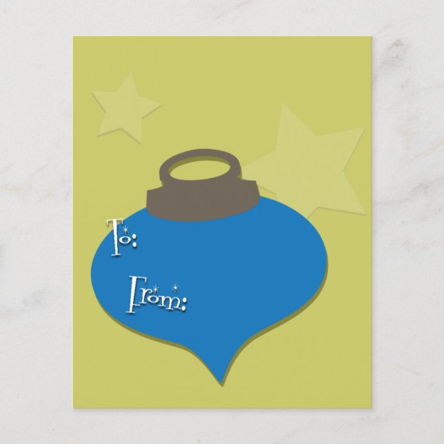 Retro Olive Ornament Flyer (Vorne)