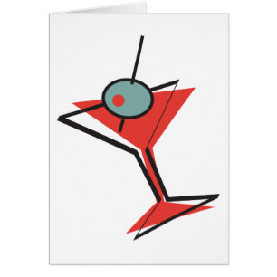 Retro-Oliven-Martini