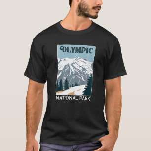 Retro Olympic Nationalpark Camping T-Shirt