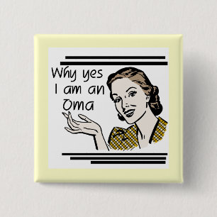 Retro Oma T-Shirts und Geschenke Button