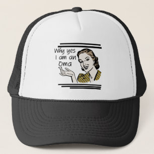 Retro Oma T-Shirts und Geschenke Truckerkappe