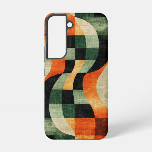 Retro Optical Swirl Phone Case Samsung Galaxy Hülle