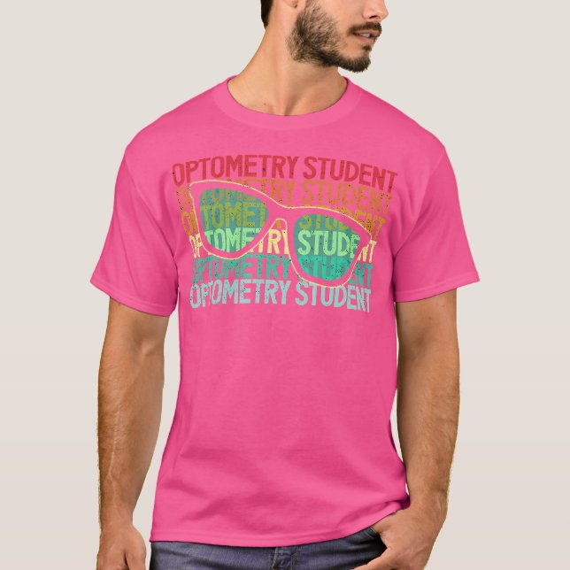 Retro-Optometrie Student Future Optometrist Eye Do T-Shirt (Vorderseite)
