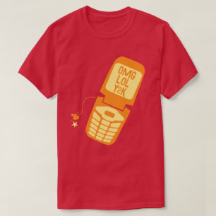 Retro Orange Dreh Phone T - Shirt