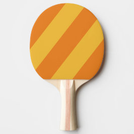 Retro Orange Groove Drei fette Streifen Tischtennis Schläger