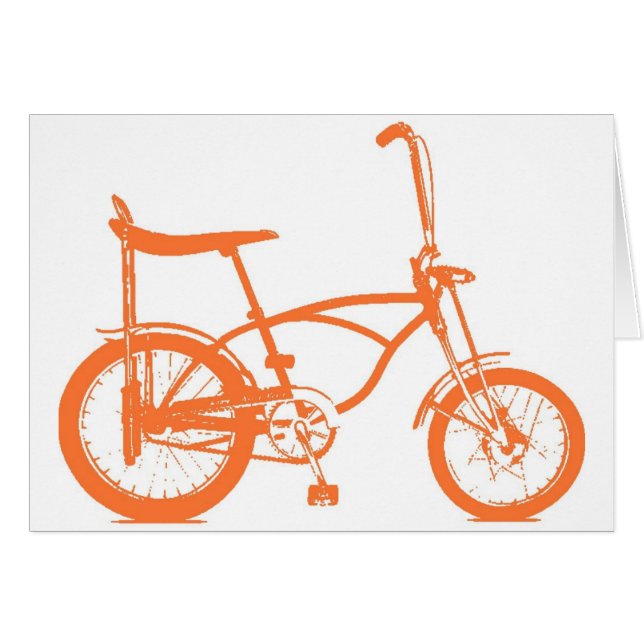 Retro Orange Krate Banana Sitzbike (Vorderseite (Horizontal))