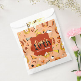 Retro Orange Tamagotchi Birthday Geschenktütchen