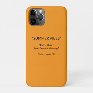 Retro Orange Textur – Sommer-Vibes Kunst Case-Mate iPhone Hülle