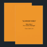 Retro Orange Texture - Summer Vibes Art Save The Date<br><div class="desc">Warmer Retro-Orange-Hintergrund, perfekt für Sommerdesigns, benutzerdefinierte Grafiken, Branding oder digitale Projekte. Mit dieser Retro Orange Background Texture, die perfekt für Ihre kreativen Designprojekte geeignet ist, erleben Sie die nostalgische Wärme des Sommers. Egal ob Sie Party Einladungen am Strand entwerfen, Markenlogos surfen oder saisonale Veranstaltungsmaterialien entwerfen, diese lebendige Struktur verleiht dem...</div>