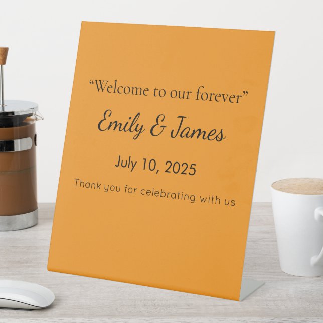 Retro Orange Texture – Summer Vibes Art Sockelschild (In Situ)