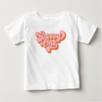 Retro Orange und Pink Groovy One