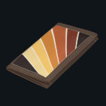 Retro Orange Yellow 70er Streifen Tri-fold Geldbeutel<br><div class="desc">Retro Orange Yellow 70er Strips Brieftasche</div>