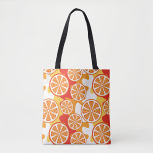 Retro orange Zitrusfrucht-Muster