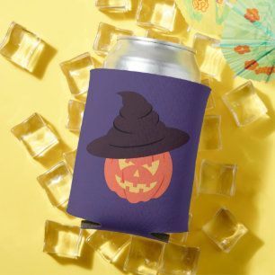 Retro-Orangen-Kürbis-Dosenkühler – Herbst Dosenkühler