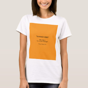 Retro-Orangen-Textur – Sommerstimmung-Kunst T-Shirt