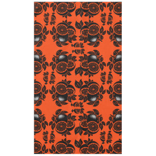 Retro Orangenscheiben-Muster Tischdecke