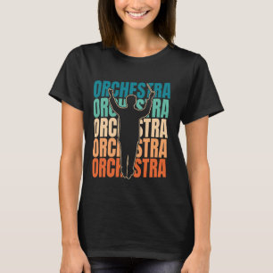 Retro Orchestra Musician - Klassische Bühne Vintag T-Shirt