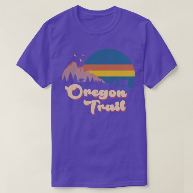 Retro Oregon Trail T-Shirt (Design vorne)