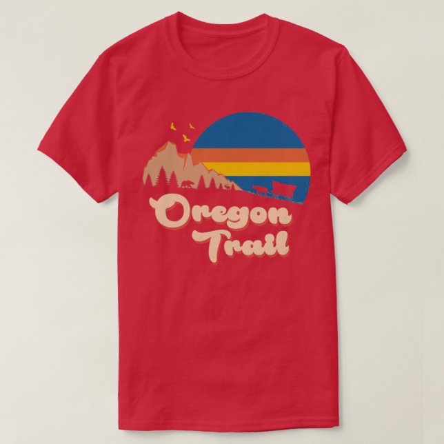 Retro Oregon Trail T-Shirt (Design vorne)