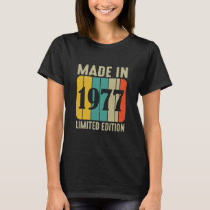 Retro Original Made in 1977 limitierte Auflage Vin T-Shirt