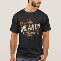 Retro Orlando City Beautiful Florida Sonnenstrahl