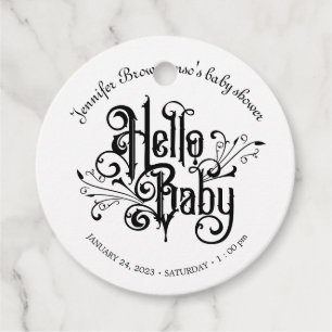 Retro-Ornament Horror Gotik Baby Geschenkanhänger