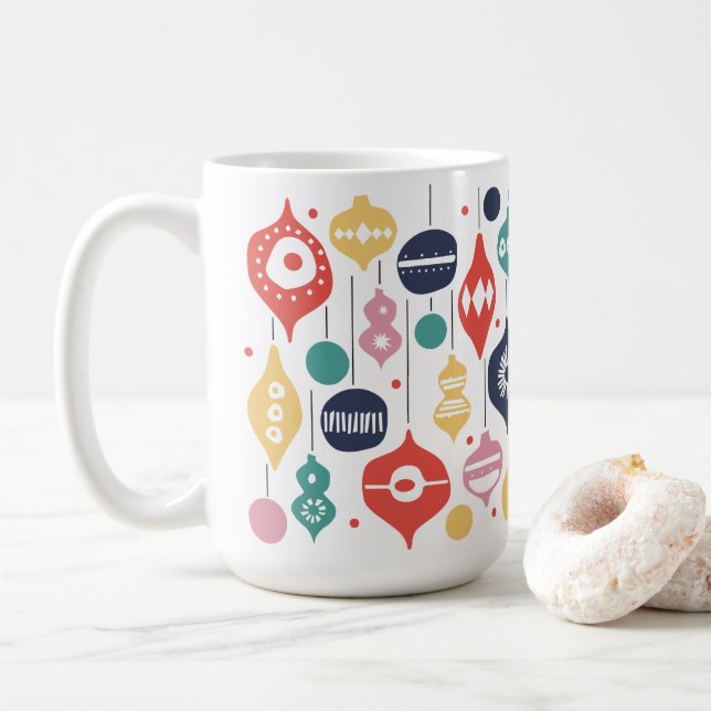 Retro-Ornamente Kaffeetasse (Mit Donut)