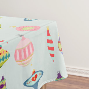 Retro-Ornamente Modernes Poly aus dem Mittelalte Tischdecke