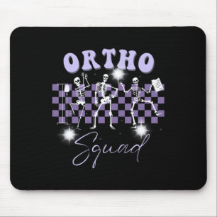 Retro Ortho Squad Tanzen Skelett Orthopädische Nur Mousepad