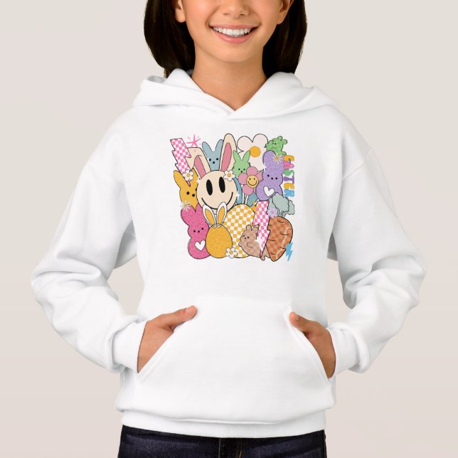 Retro Osterkollage Hoodie (Vorderseite)