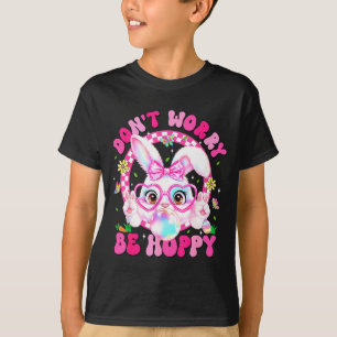 Retro Ostern Keine Sorge Sei Hoppy Süßer Hase Oste T-Shirt