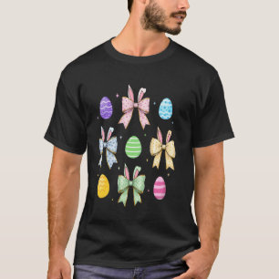 Retro-Ostertag Süße Ostereier Coquette Schleife Mä T-Shirt