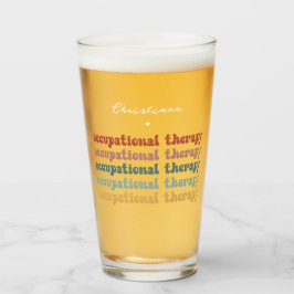 Retro-OT-Arbeitstherapie Personalisiert Glas