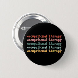 Retro OT Berufliche Therapie OT School Student Button