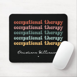 Retro OT Berufliche Therapie OT School Student Mousepad