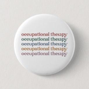 Retro OT Student Grad Geschenke in der Arbeitsther Button
